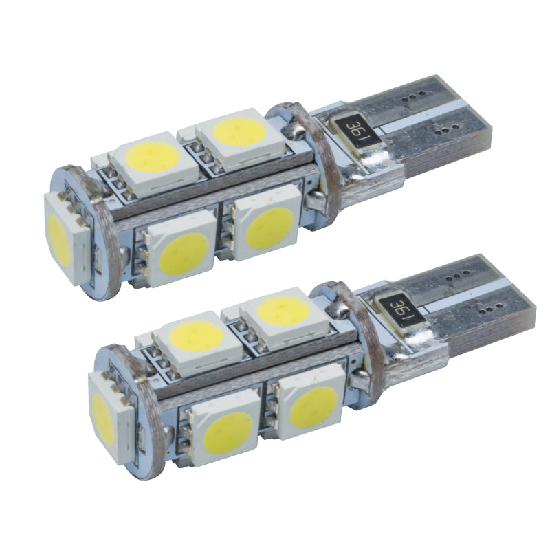 Oracle T10 5 LED 3 Chip SMD Bulbs (Pair) - Cool White ORACLE Lighting Bulbs