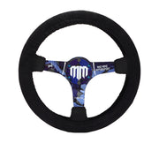 NRG Steering Wheel Cover - Black Stretch Micro Fiber w/ NRG Tag NRG Steering Wheels