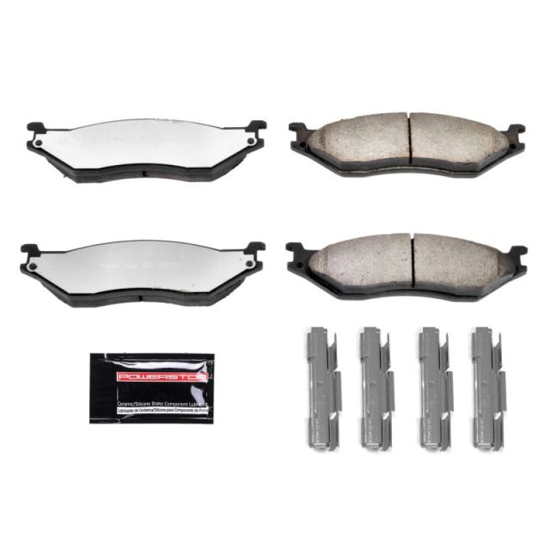 Power Stop 2002 Ford E-550 Super Duty Front or Rear Z36 Truck & Tow Brake Pads w/Hardware PowerStop Brake Pads - Performance