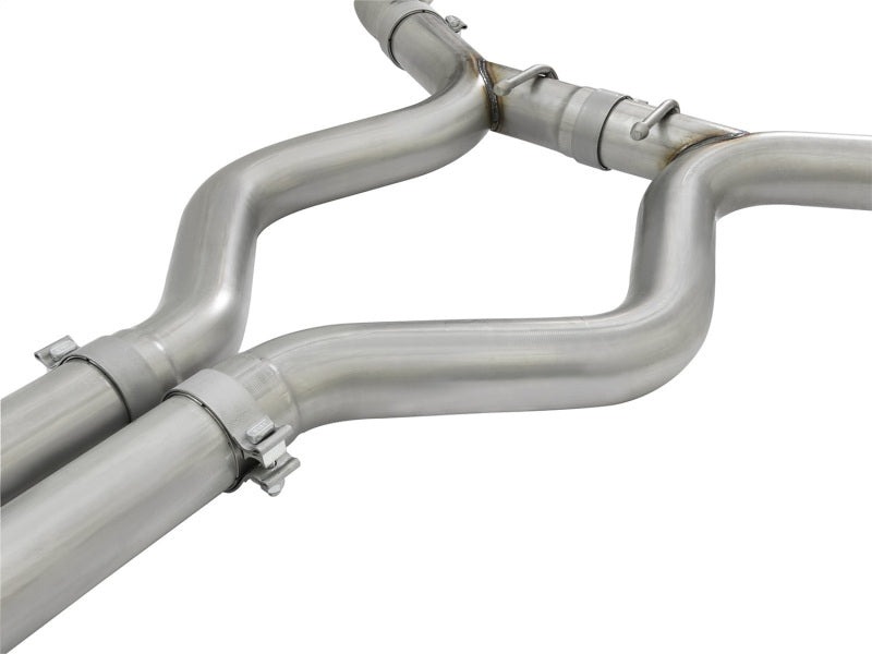 aFe MACHForce XP 3in Sport Tone Cat-Back Exhausts w/ Polished Tips 15-17 Ford Mustang V6/V8 aFe Catback