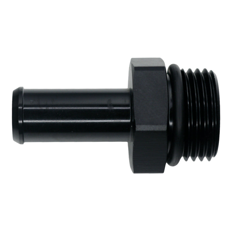 DeatschWerks 10AN ORB Male to 1/2in Male Barb Fitting - Anodized Matte Black DeatschWerks Fittings