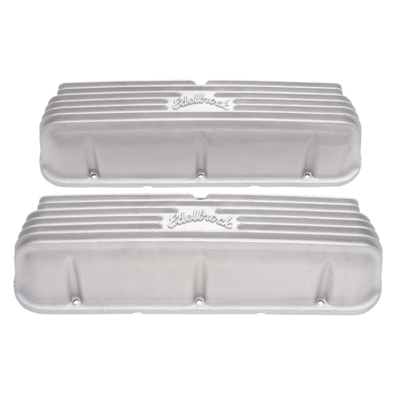 Edelbrock Valve Cover Classic Series Ford 1962-95 221 351W V8 Satin Edelbrock Valve Covers