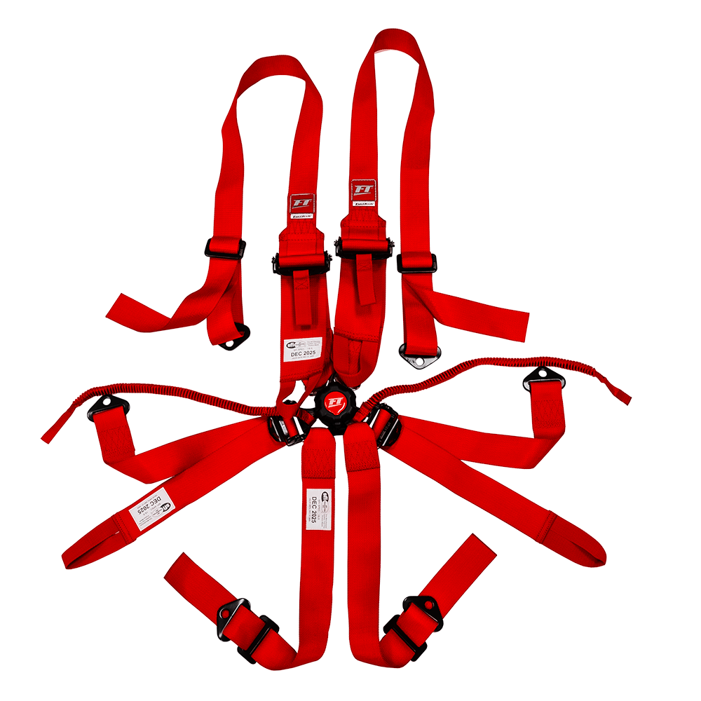 FT PRO 6 Point Camlock Drag Racing Harness SFI 2" FUEL TECH Autoparts