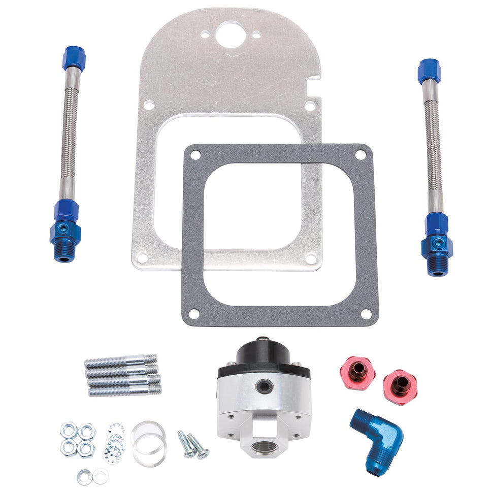 Fuel Pressure Regulator Kit - Single Regulator, Dual Outlet, 4500 Flange