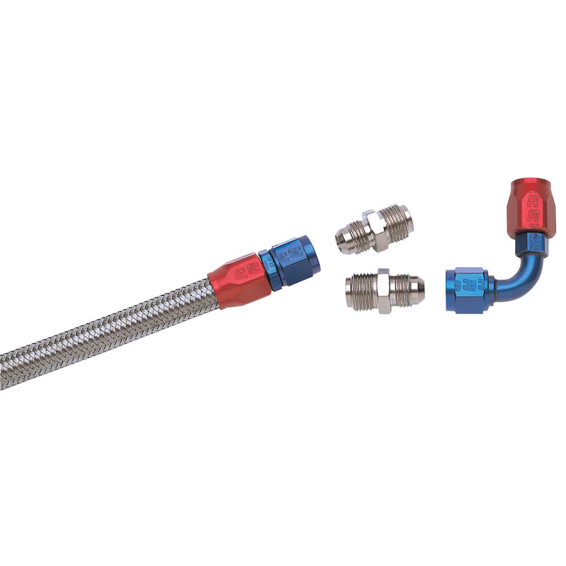Fuel Pump To Carb Hose Kit For GM w/ Quadrajet, 1974 & Later -2.5 Foot Length RUSSELL Autoparts