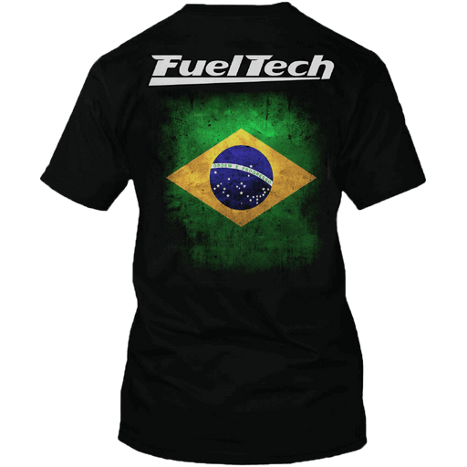 FuelTech Brazil Flag T-Shirt FUEL TECH Autoparts