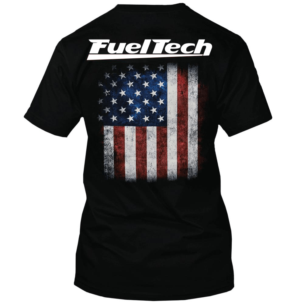 FuelTech USA Flag T-Shirt FUEL TECH Autoparts