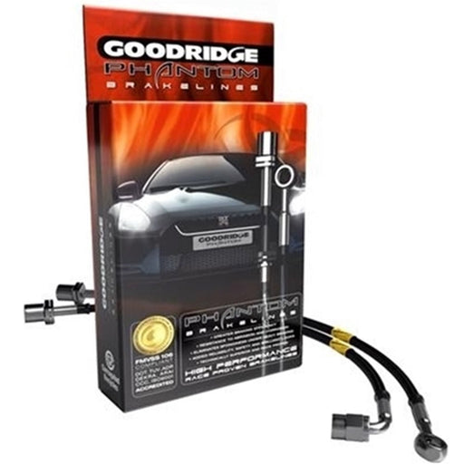 Goodridge 12-15 Chevy Camaro ZL1 Only Phantom Stainless Steel Brake Lines 12227BKC BRAKES & ROTORS
