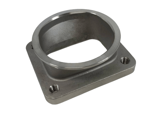 Granatelli Motor Sports Turbo Adapter, Cast. 3.0" V-Band to T4 Housing, Threaded GMS