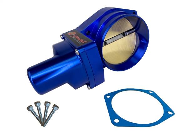 GranatelliÊMotor Sports GM LS3 6.2L Drive-By-Wire Billet Throttle Body Blue GMTBLS3BL GMS