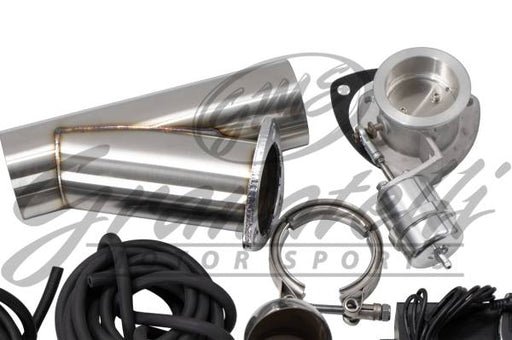GranatelliÊMotor SportsÊVacuum/ Pressure Controlled Electronic Exhaust Cutout Systems - Stainless Steel Weld In 309625 GMS