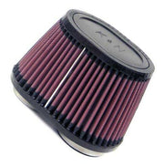 K&N Universal Rubber Filter Dual Flange Oval Tprd 3.75in Base O/S W x 3.438in Top O/S W x 6.75in H K&N Engineering Air Filters - Universal Fit