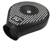 K&N Universal Plenum 11.89in L x 9in Dia x 4.75in H - Black K&N Engineering Air Intake Components
