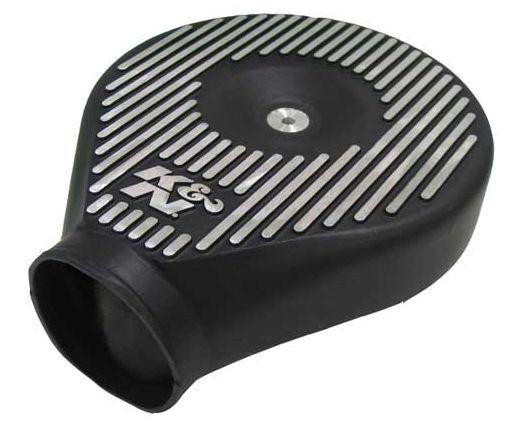 K&N Universal Plenum 6.875in L x 5.75in Outer Dia - Black - Weber DGV Carburetor