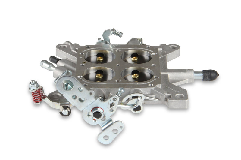 Hard Core Gray Aluminum Center Hung "V" Bowl Kit - Secondary with Pump Provisions Holley Autoparts