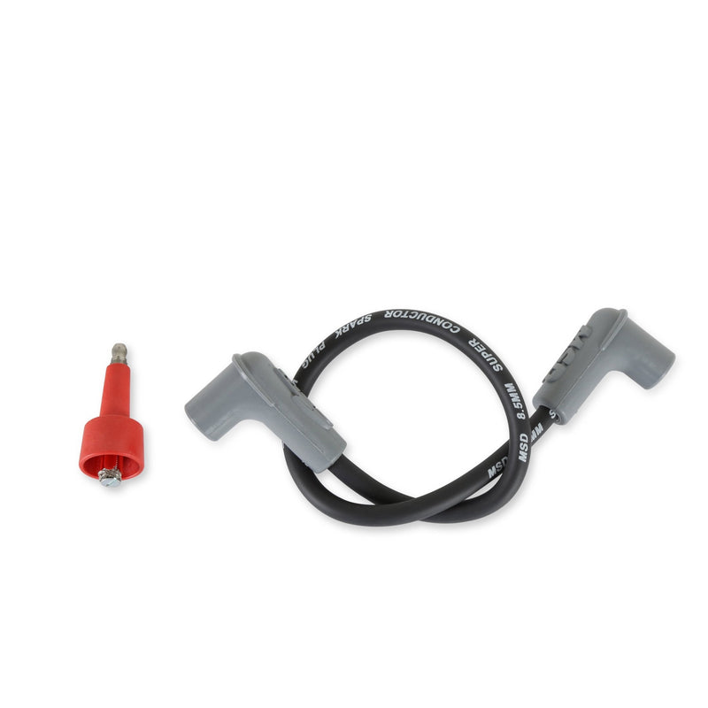 HEI Coil Wire, Blaster 3, Super Conductor, Black MSD Autoparts