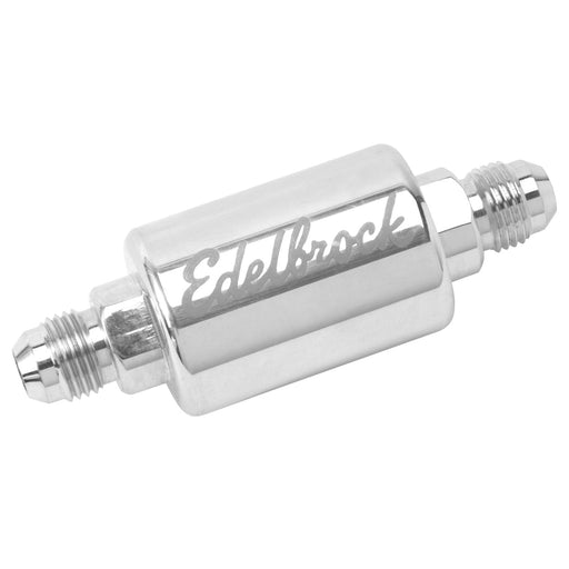 High-Flow Fuel Filter #8129 Polished Finish