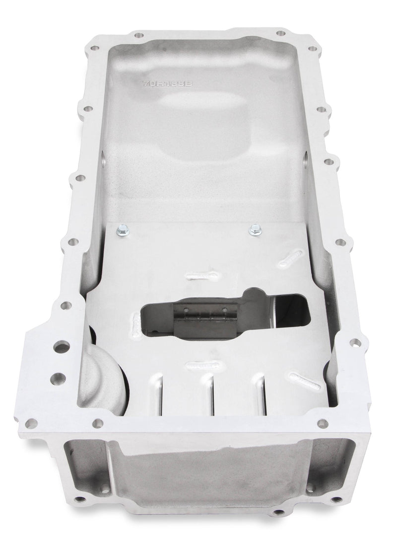 Holley Finned Vintage Style Engine Dress Up Kit - 3" Air Cleaner and Valve Covers - SBC - Perimeter Bolt Holley Autoparts