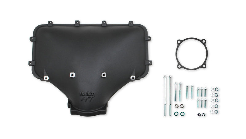 Holley GM Licensed Valve Cover - Muscle Series - SBC - Center Bolt - Factory Orange Machined Holley Autoparts