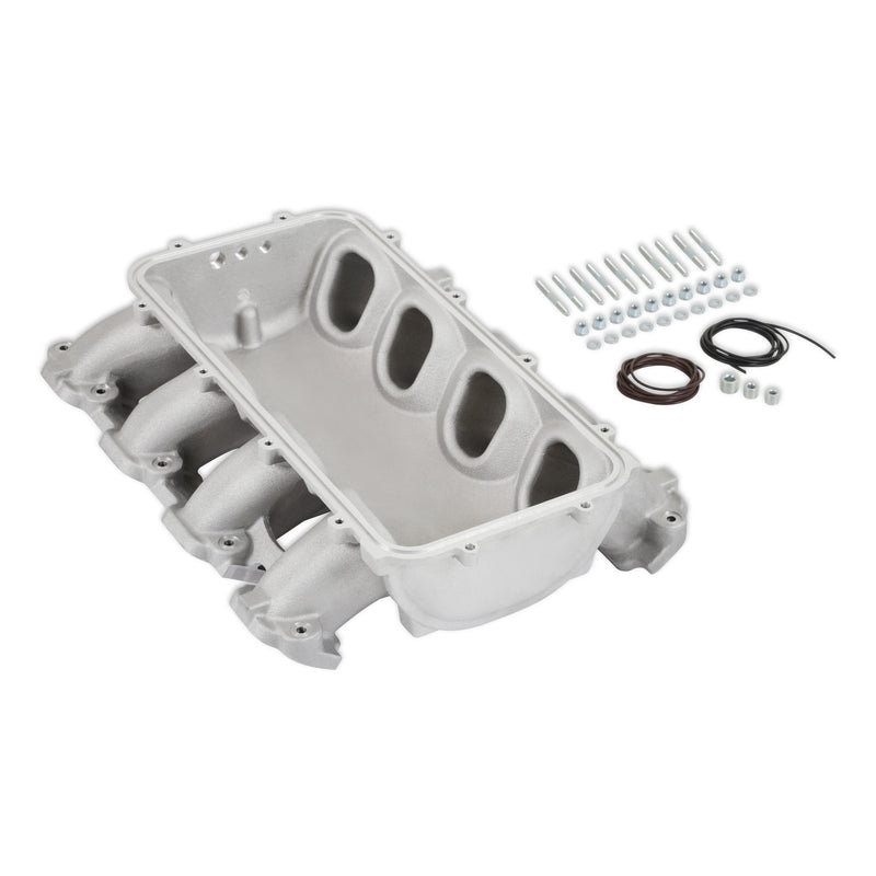 Holley Ultra Lo-Ram Manifold Kit Single Injector- Satin - GM LS3/L92 Holley Autoparts