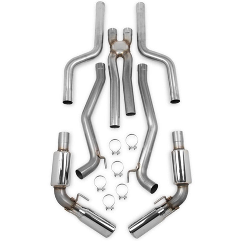 Camaro SS Cat-Back Exhaust System for 2010-2013 Camaro SS 6.2L V8 and 2010-2015 Camaro 3.6L V6 with X-Pipe and Mufflers 70501303-RHKR CAT-BACK