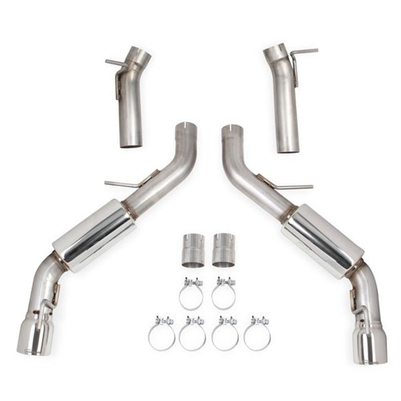 HOOKER 2016-2021 Chevrolet Camaro SS 6MT V8, 6.2L 304SS Axle-Back Dual Exhaust System With Mufflers (Fits Manual Transmission) 70401333-RHKR CAT-BACK