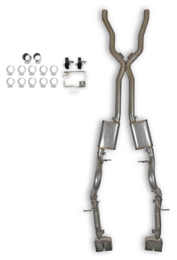 Hooker Blackheart 3" 304 Stainless Steel Gen III Hemi Swap Exhaust System 2
