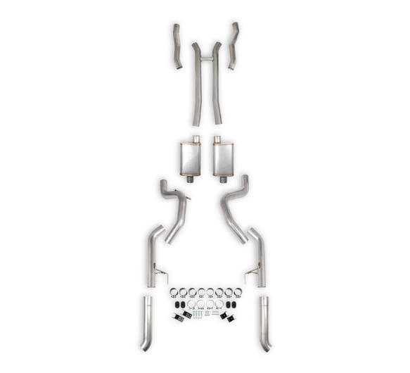 Hooker Blackheart  3.0" 304 Stainless Steel Hemi Swap Exhaust System