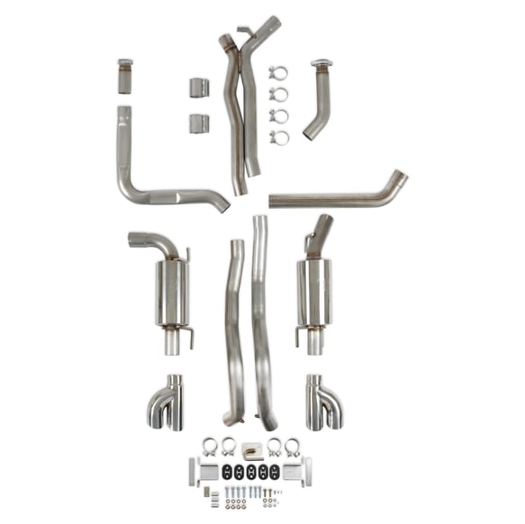 Hooker BlackHeart Cat-Back Dual Exhaust System HOOKER