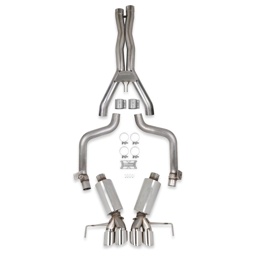 HOOKER BLACKHEART CAT-BACK EXHAUST SYSTEM 2014-2019 C7 Corvette 3 inch 304SS Cat-Back Exhaust System W/Mufflers 70501341-RHKR CAT-BACK