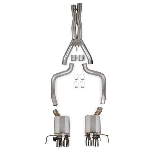 HOOKER BLACKHEART CAT-BACK EXHAUST SYSTEM 2015-2019 C7 Corvette Z06 3 inch 304 Stainless Steel Cat-Back w/ NPP Dual Mode Mufflers 70501371-RHKR - DSP PERFORMANCE MOTORSPORTS