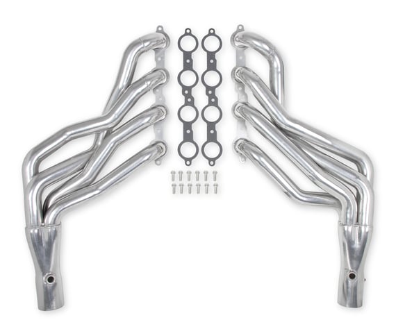 Hooker BlackHeart Long Tube Headers - Silver Ceramic Coated HOOKER