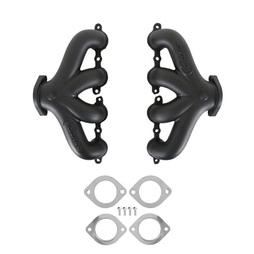 Hooker BlackHeart LS Swap Exhaust Manifolds - Center Dump - Black Ceramic 1 HOOKER BLACKHEART Autoparts