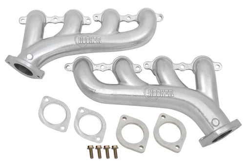 Hooker BlackHeart LS Swap Exhaust Manifolds - Silver Ceramic Finish HOOKER