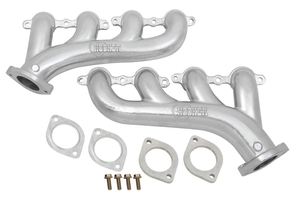 Hooker BlackHeart LS Swap Exhaust Manifolds - Silver Ceramic Finish 3 HOOKER BLACKHEART Autoparts