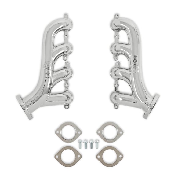Hooker BlackHeart LS Swap Exhaust Manifolds - Stainless Steel - Polished Finish 1 HOOKER BLACKHEART Autoparts