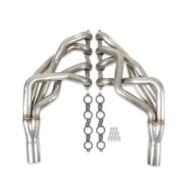 Hooker BlackHeart LS Swap Long Tube Headers - Stainless 70101308 S-HOLLEY EXHAUST