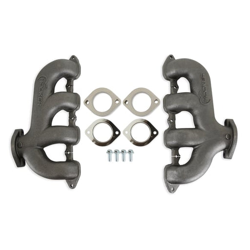 Hooker BlackHeart LT Swap Exhaust Manifolds - Rear Dump - Natural Cast HOOKER
