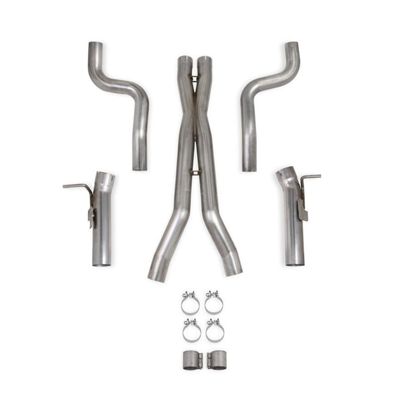 HOOKER BLACKHEART RACE ONLY MID-PIPE 2016+ Camaro SS NPP A8 6.2L 304SS Race Only Mid-Pipes AFM Eliminator Automatic Transmission 705013123RHKR CAT-BACK