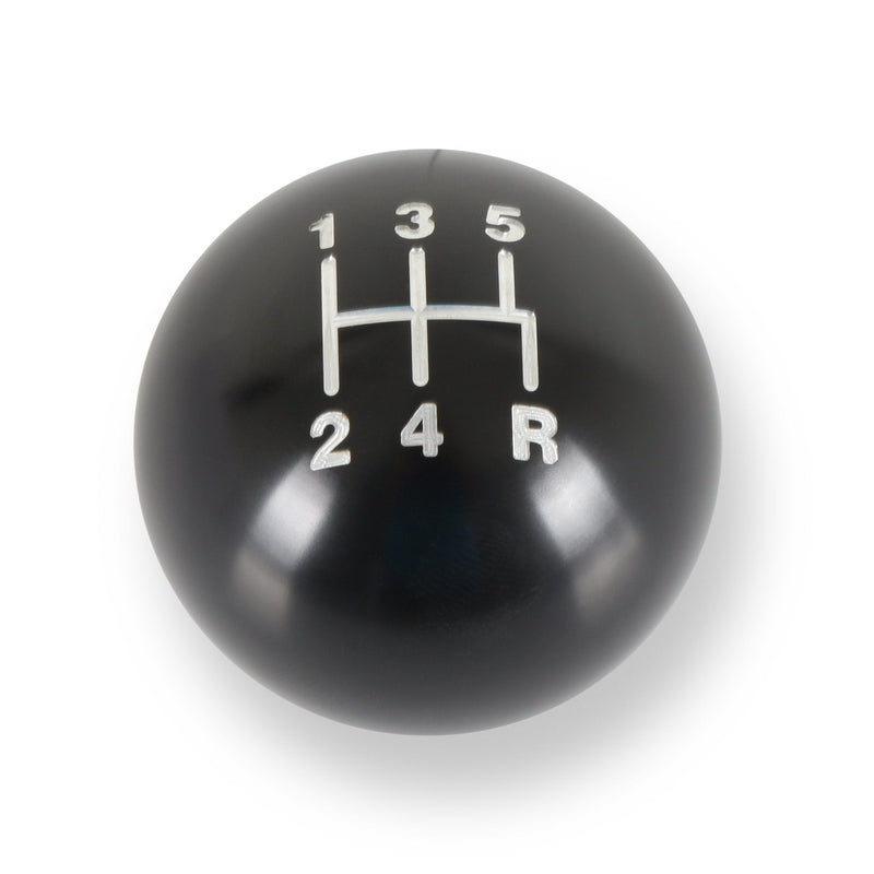 Hurst Shift Knob - 5-Speed Pattern - Gloss Black Billet HURST Autoparts