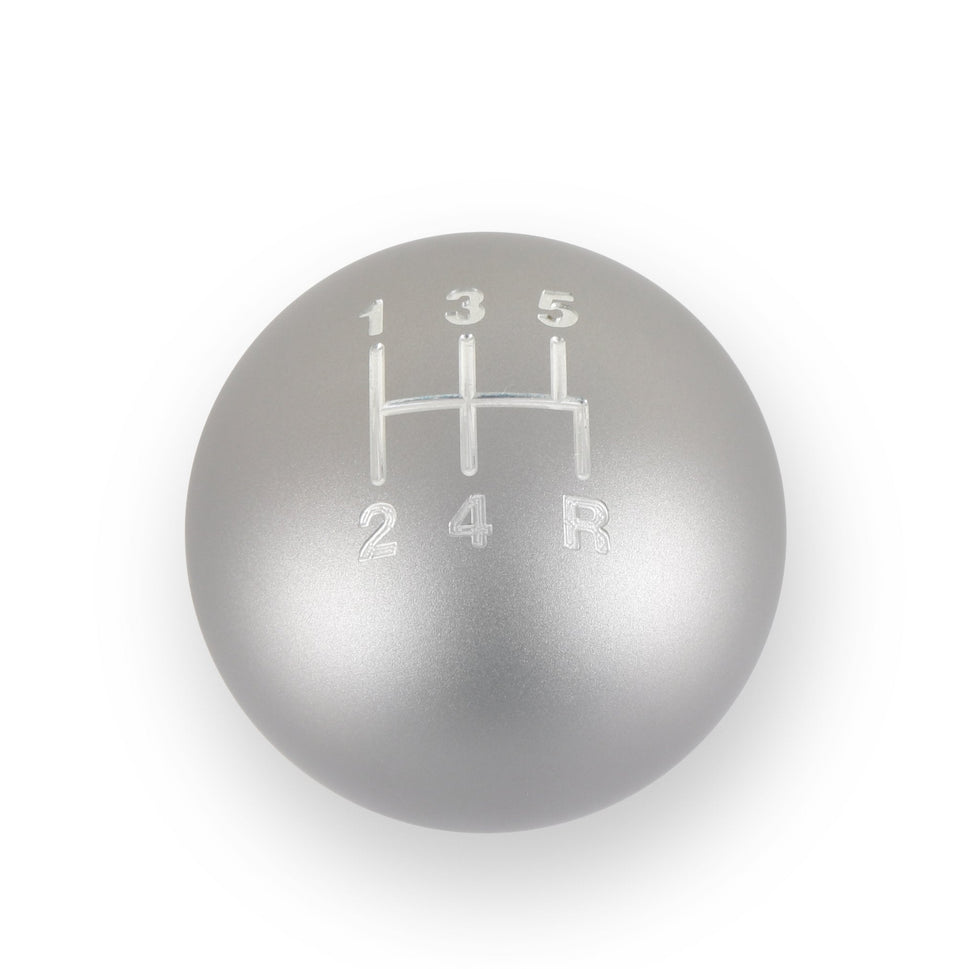 Hurst Billet Shift Knob - Matte Grey 5-Speed Pattern for Enhanced Performance