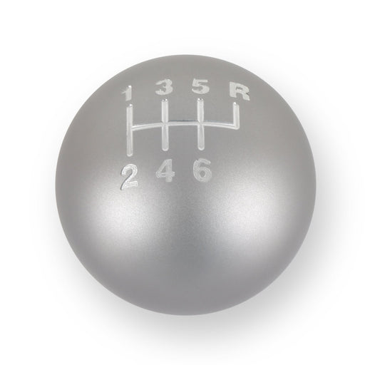 Hurst Shift Knob - Matte Grey 6-Speed Pattern Billet HURST Autoparts
