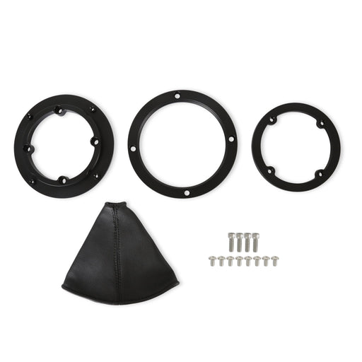Hurst Black Shifter Boot and Bezel - Round - Black Finish HURST Autoparts