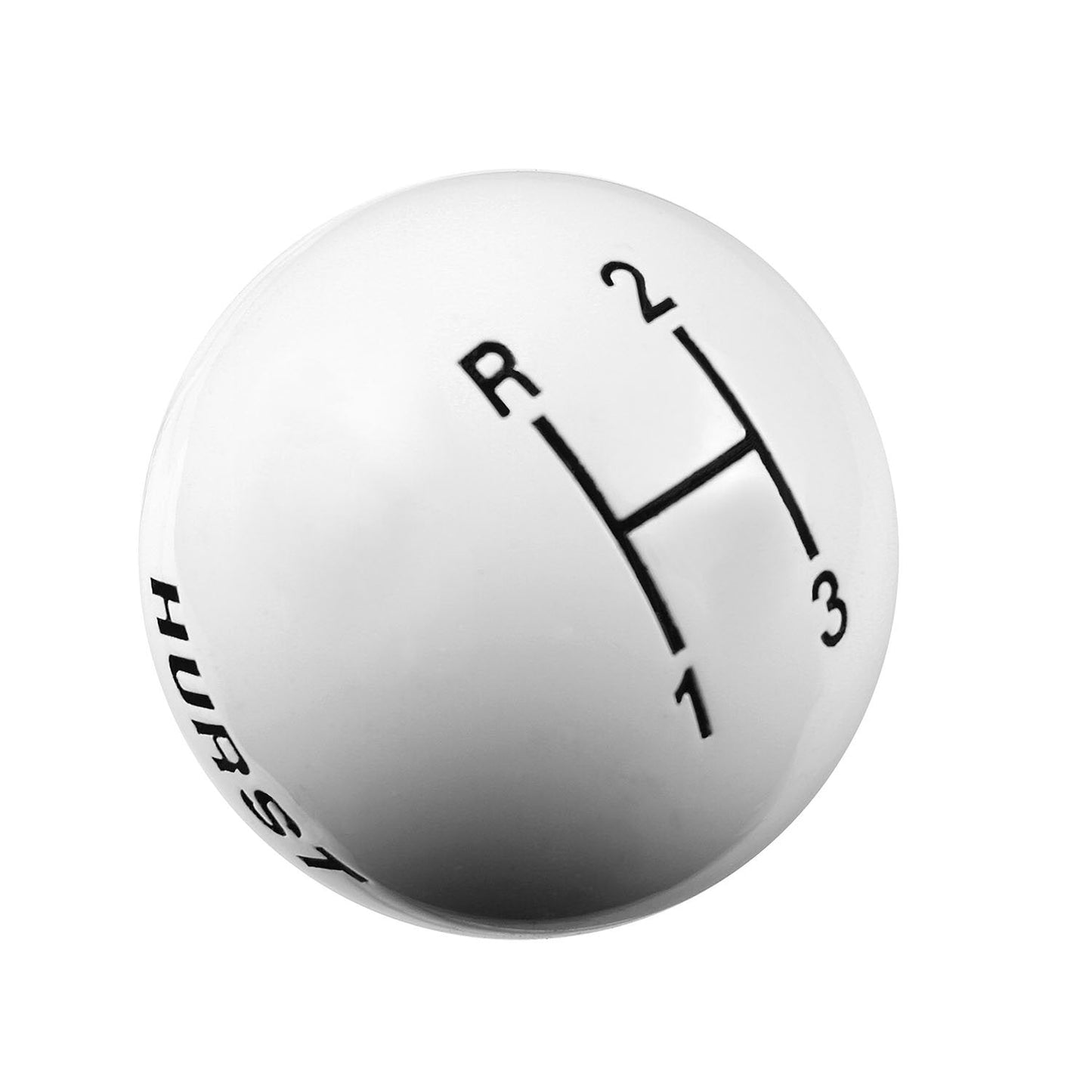 Hurst Shift Knob - 3-Speed - White HURST Autoparts