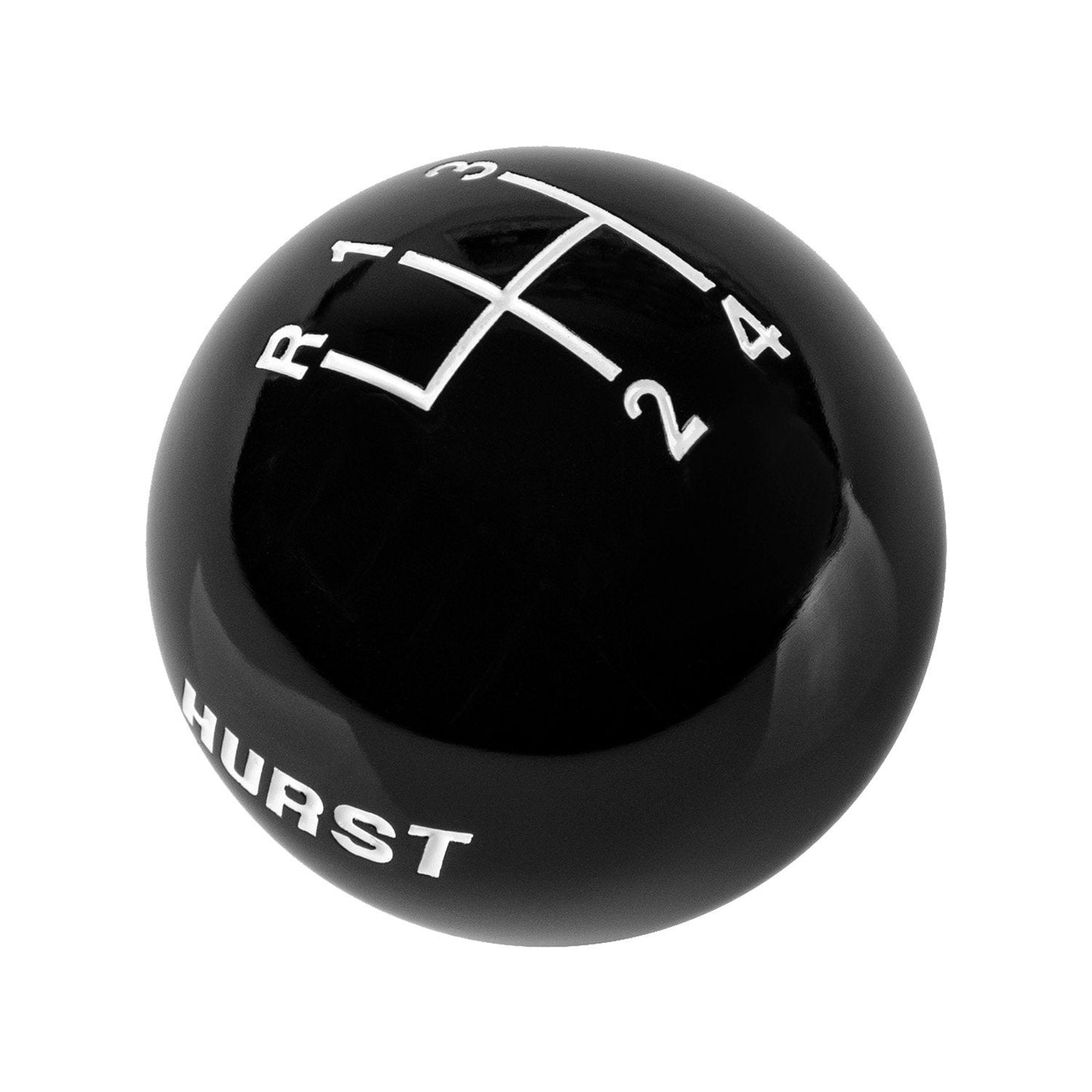 Hurst Shift Knob - 4-Speed - Black HURST Autoparts