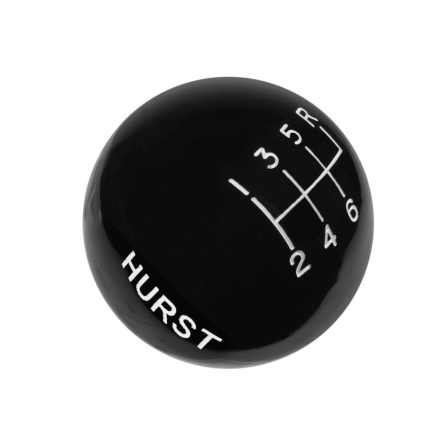 Hurst Shift Knob 6-Speed - Black with 3/8-16 Threads HURST Autoparts