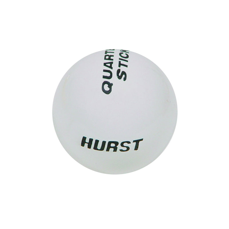 Hurst Shift Knob - Quarter Stick - White HURST Autoparts