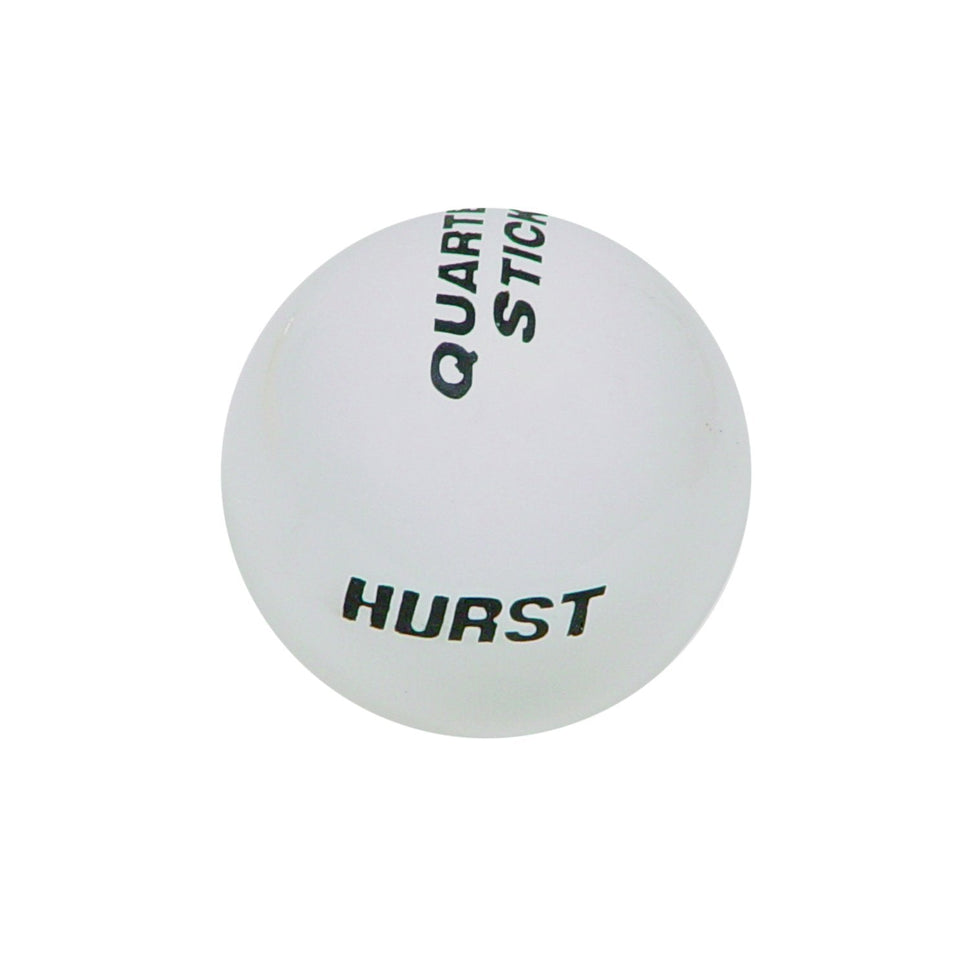 Hurst Shift Knob - Quarter Stick - White