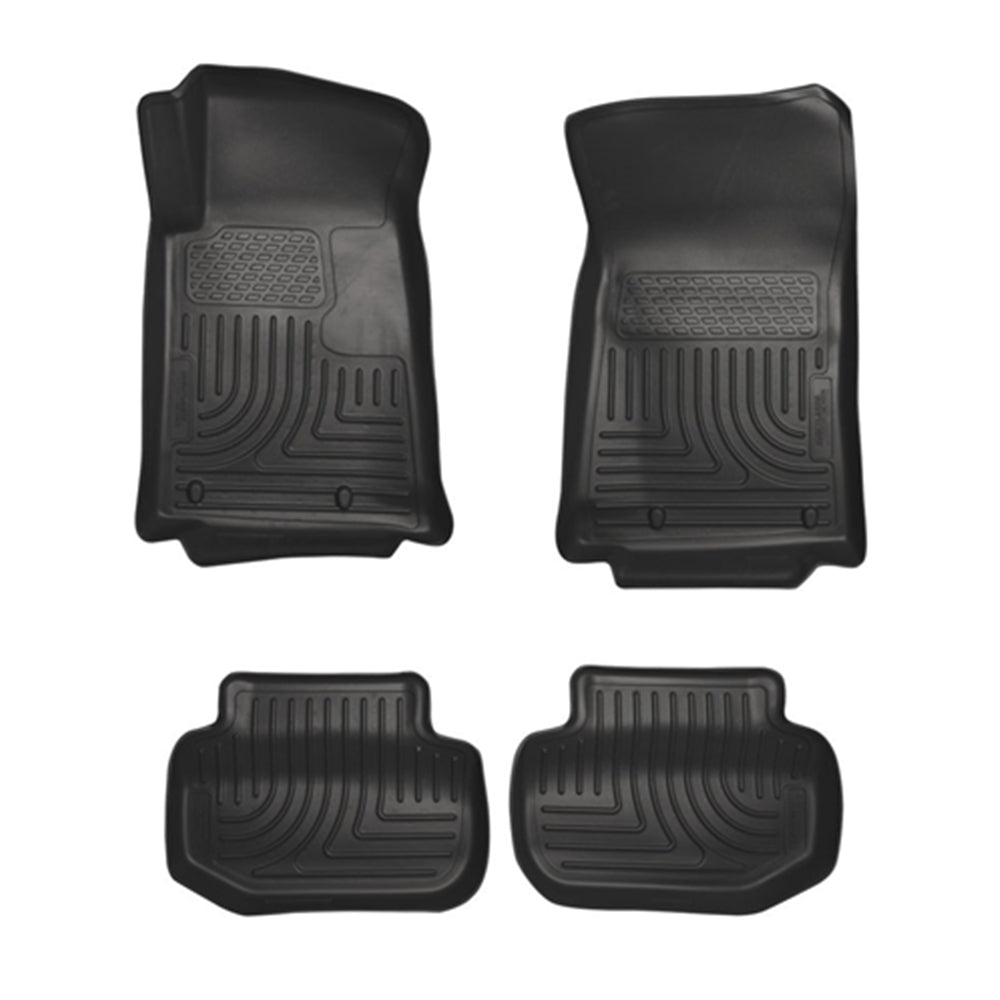 Husky Liners 10-12 Chevrolet Camaro WeatherBeater Combo Black Floor Liners 98121 HUSKY LINERS