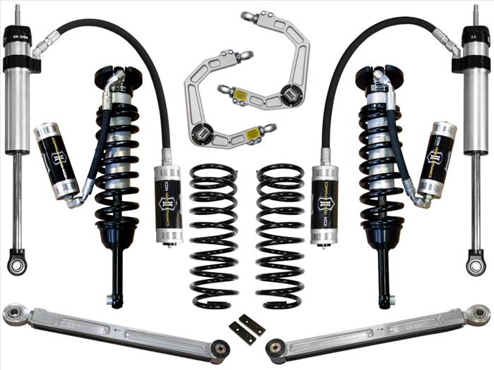 ICON 03-09 4Runner/FJ Cruiser 0-3.5" Lift, Stage 5 Suspension System, Billet UCA ICONVEHICLE Autoparts